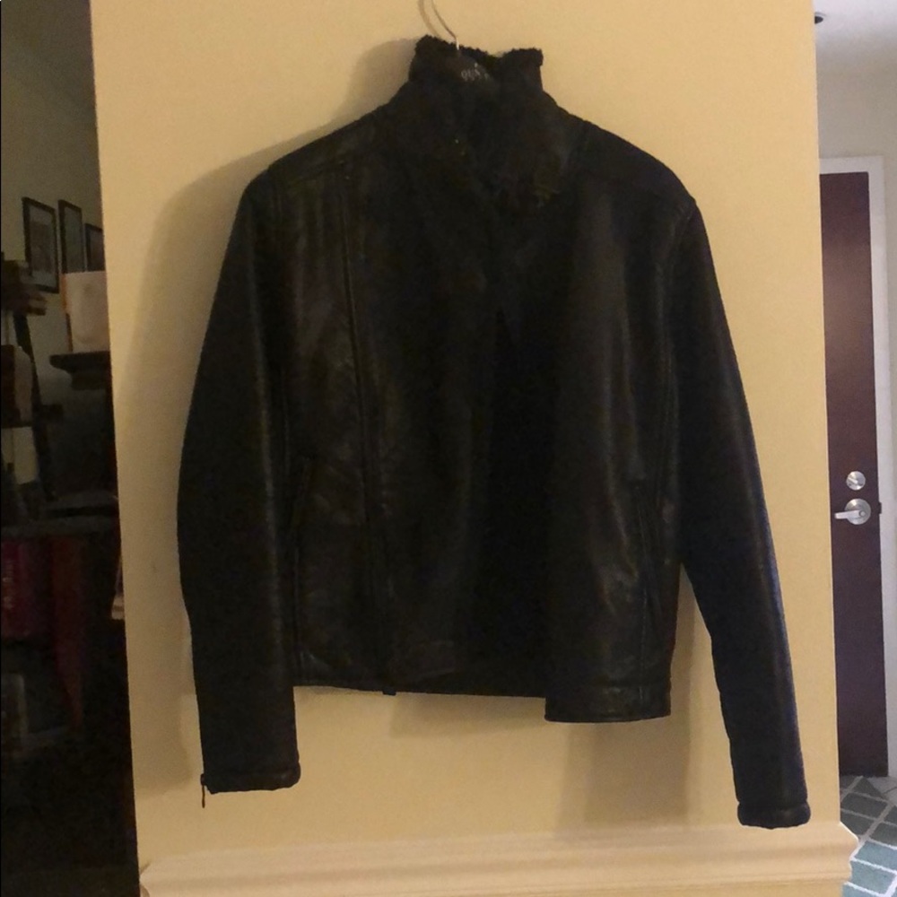 Guess leather jacket
